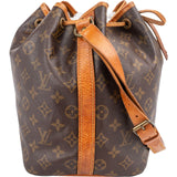 Louis Vuitton Monogram Canvas Sac Noé Petit Shoulder Bag