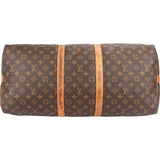 Louis Vuitton Monogram Canvas Keepall 55 Bandoulière Travel Bag