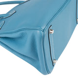 Hermès Blue Jean Birkin 30 Handbag