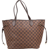 Louis Vuitton Monogram Damier Ebene Neverfull MM Shoulder Bag