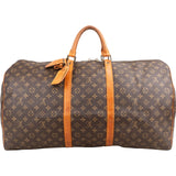 Louis Vuitton Monogram Canvas Keepall 60 Travel Bag