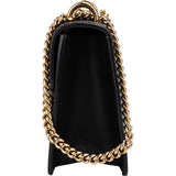 Gucci Black Leather Small Sylvie Crossbody Bag