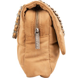 Chanel Quilted Nylon Chocolate Bar Jumbo Flap Shoulder Bag