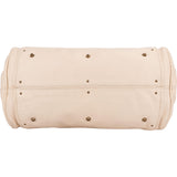 Chloé White Leather Paddington Handbag