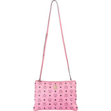 MCM Monogram Visetos Crossbody Clutch Bag