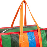 Balenciaga Multicolor Calfskin Bazar Large Shopper Tote Handbag
