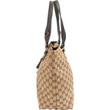 Gucci Monogram GG Horsebit Tote Shoulder Bag