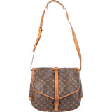 Louis Vuitton Monogram Canvas Saumur 35 Crossbody Bag