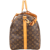 Louis Vuitton Monogram Canvas Keepall 55 Bandoulière Travel Bag