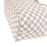 Louis Vuitton Monogram Damier Azur Canvas Neverfull MM Shoulder Bag
