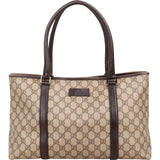 Gucci Monogram GG Supreme Canvas Tote Shoulder Bag