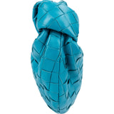 Bottega Veneta Blue Intrecciato Leather Mini Jodie Handbag