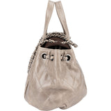 Chanel Glazed Quilted Lambskin Portobello Tote Shoulder Handbag