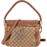 Gucci Monogram GG Canvas Bella Flap Handbag