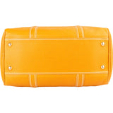 Louis Vuitton Yellow Taurillon Jaune Tobago Weekender 45 Travel Bag