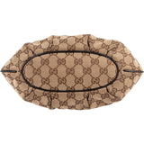 Gucci Monogram GG Studded Small Hobo Shoulder Bag