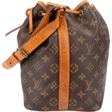Louis Vuitton Monogram Canvas Sac Noé Petit Shoulder Bag