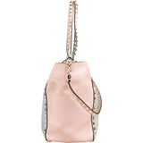 Valentino Garavani Pastell Tricolor Leather Rockstud Trapeze Shoulder Bag