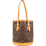 Louis Vuitton Monogram Canvas Bucket PM Shoulder Bag