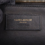 Saint Laurent Black Leather Baby Cabas Handbag