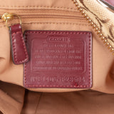 Coach Monogram Signature Stripe Tote Shoulder Bag