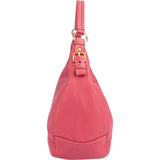 Prada Pink Leather Hobo Shoulder Bag