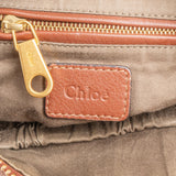 Chloé Grained Calfskin Marcie Hobo Saddle Shoulder Bag