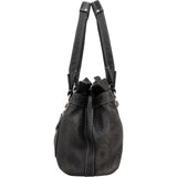 Coach Pebbled Leather Zoe Carryall Shoulder Bag