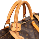 Louis Vuitton Monogram Canvas Keepall 60 Bandoulière Travel Bag