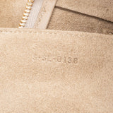 Celine Beige Grained Calfskin Belt Handbag