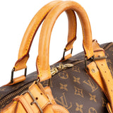 Louis Vuitton Monogram Canvas Keepall 50 Bandoulière Travel Bag