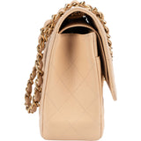 Chanel Caviar Leather Jumbo Double Flap Shoulder Crossbody Bag