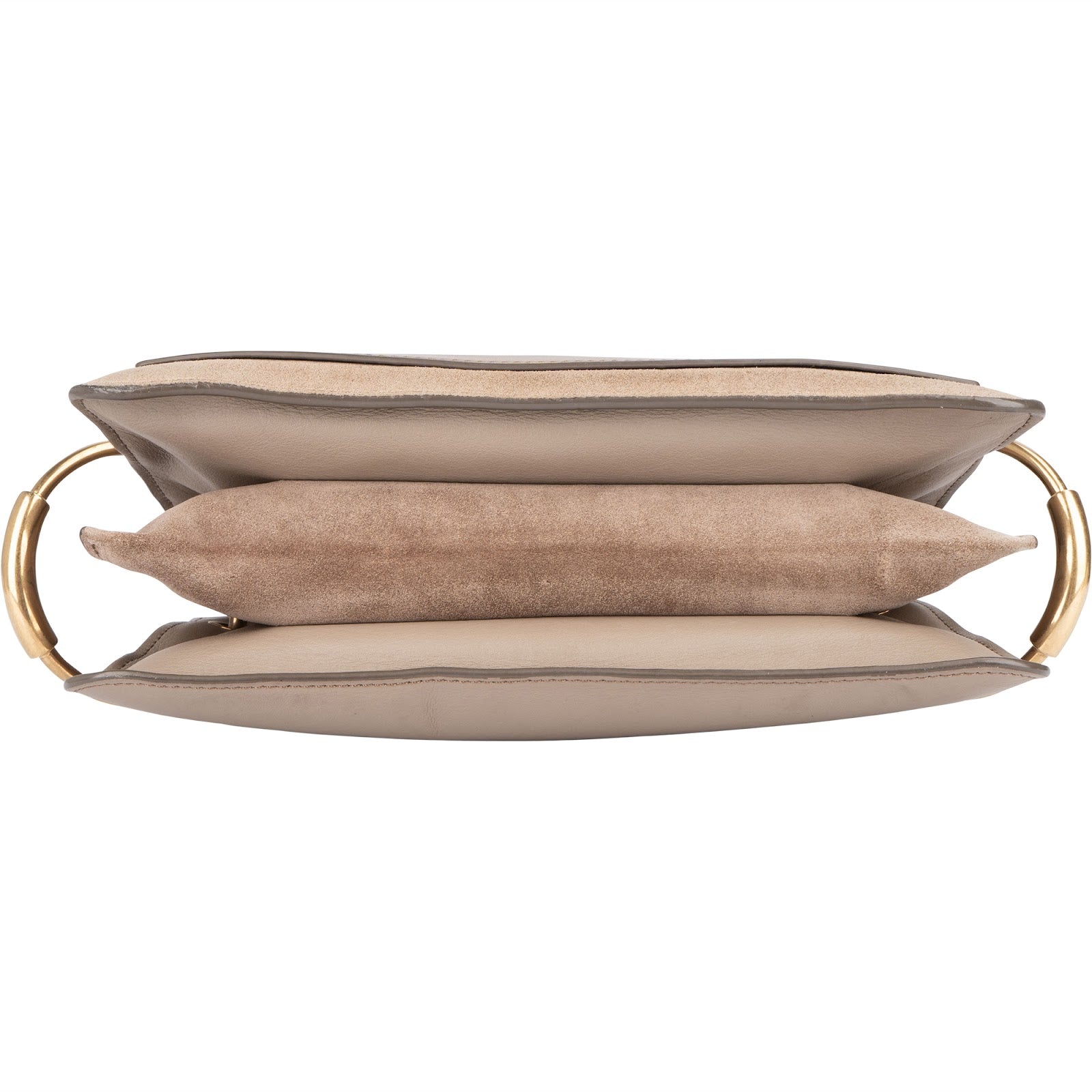 Chloé Leather and Suede Roy Crossbody Bag - vintageandkickz