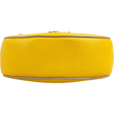 Chloé Yellow Grained Leather Drew Crossbody Bag