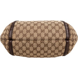 Gucci Monogram GG Canvas Hobo Knotted Handle Shoulder Bag