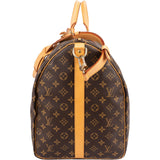 Louis Vuitton Monogram Canvas Keepall 60 Bandoulière Travel Bag