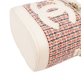 Chanel Stitching Tweed & Leather Vanity Case Crossbody Bag