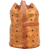 MCM Monogram Visetos Drawstring Bucket Crossbody Bag