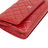 Chanel Quilted Lambskin Wallet On Chain Crossbody Bag