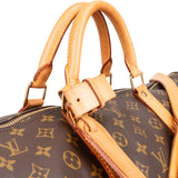 Louis Vuitton Monogram Canvas Keepall 60 Bandoulière Travel Bag