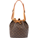 Louis Vuitton Monogram Canvas Sac Noé Petit Shoulder Bag