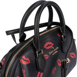 Kate Spade Rowe Mini Satchel Lip Print Handbag
