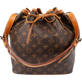 Louis Vuitton Monogram Canvas Sac Noé Petit Shoulder Bag