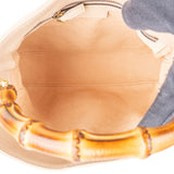 Gucci Beige Leather Bamboo Handle 1947 Small Handbag