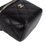 Chanel Quilted Lambskin Mini Vanity Chain Crossbody Bag