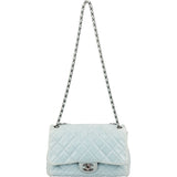 Chanel Quilted Leather Single Flap Crossbody Bag