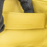 Balenciaga Leather Paper Look Side Zip Tote Handbag