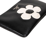 Prada Saffiano Patent Leather Flower Shoulder Bag