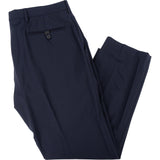 Prada Navy Wool Zip Pants Trousers (IT52)
