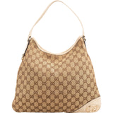 Gucci Monogram GG Canvas Interlocking G Hobo Shoulder Bag